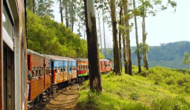 Red Train in Sri Lanka